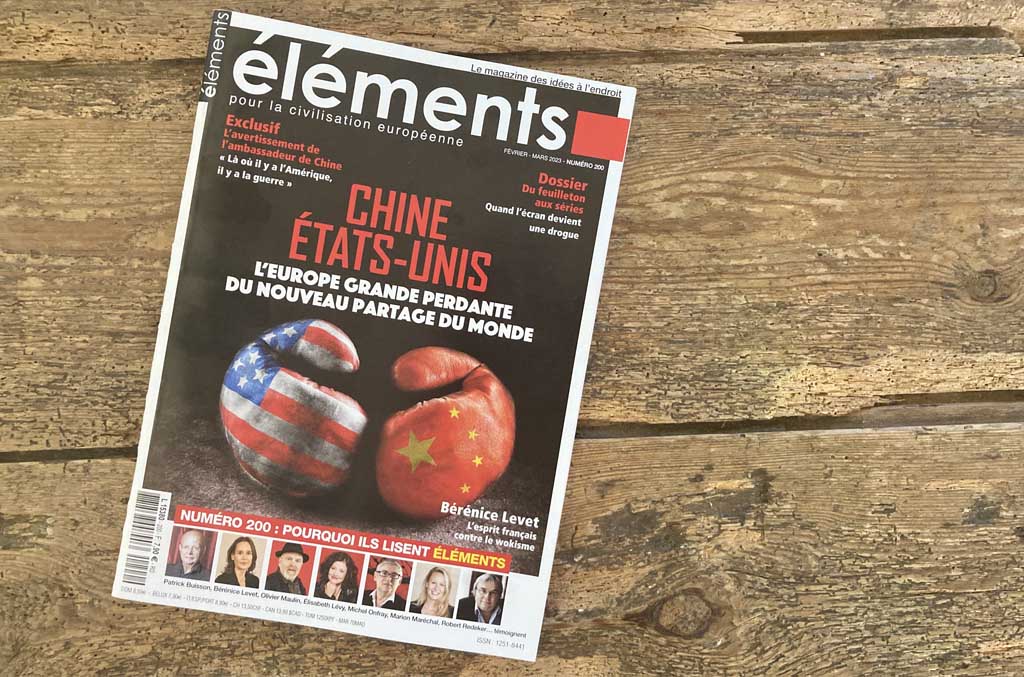 David L’Épée présente le nouveau numéro d’Éléments