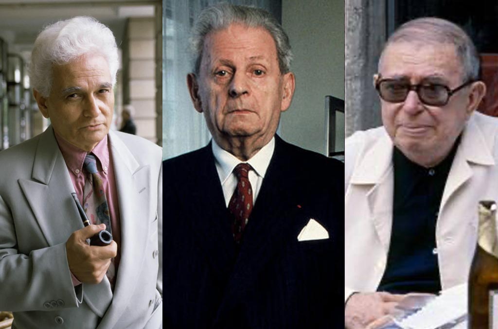 La destruction du Logos par Derrida, Levinas et Sartre