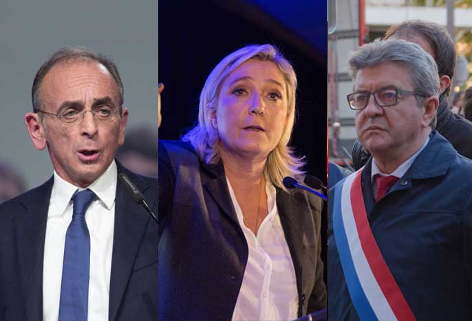 Pourquoi il ne faut pas que Zemmour, Le Pen et Mélenchon aient leurs 500 parrainages (1/3)
