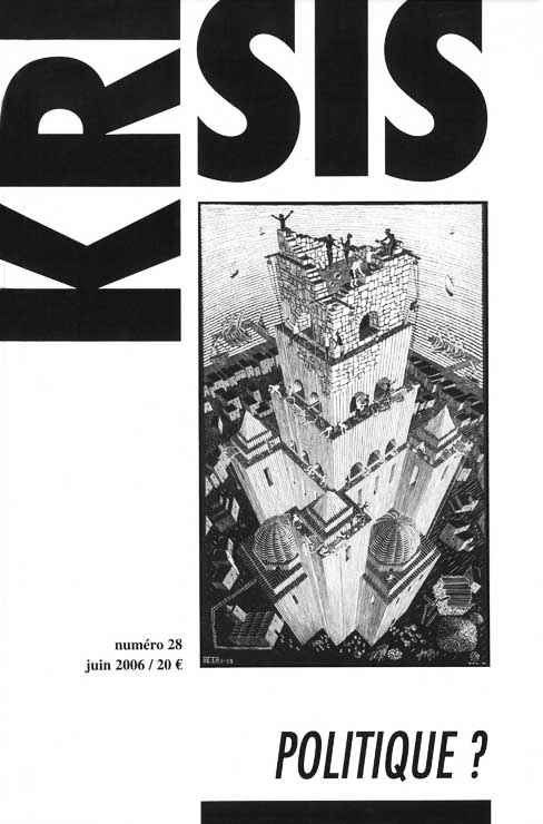 Politique ? - PDF et papier